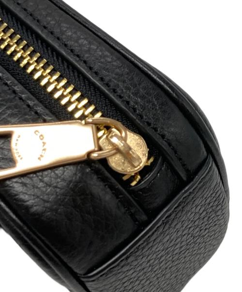 COACH（コーチ）COACH (コーチ) 2WAY ショルダー付 スマホショルダー クロスボディ ミニ ブラックの古着・服飾アイテム