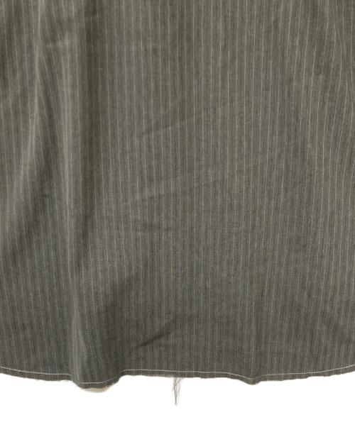 CODA（コーダ）CODA WOOL POLY 2IN1 DOPUBLE LAYERED REVERSIBLE HYBRUD SHIRT/ウール ポリ ツーインワン ダブル レイヤード リバーシブル ハイブリッド シャツ グレー サイズ:S 未使用品の古着・服飾アイテム