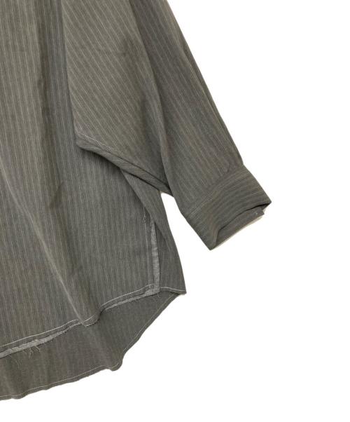 CODA（コーダ）CODA WOOL POLY 2IN1 DOPUBLE LAYERED REVERSIBLE HYBRUD SHIRT/ウール ポリ ツーインワン ダブル レイヤード リバーシブル ハイブリッド シャツ グレー サイズ:S 未使用品の古着・服飾アイテム