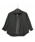 CODA（コーダ）の古着「WOOL POLY 2IN1 DOPUBLE LAYERED REVERSIBLE HYBRUD SHIRT/ウール ポリ ツーインワン ダブル レイヤード リバーシブル ハイブリッド シャツ」｜グレー