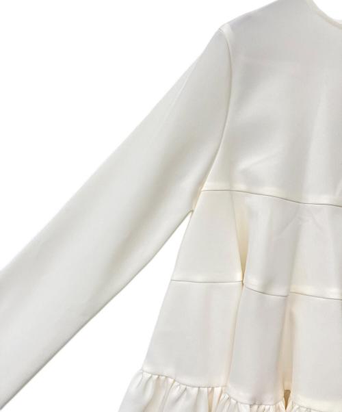 YORI（ヨリ）YORI (ヨリ) ティアードギャザーブラウス ホワイト サイズ:SIZE M 未使用品の古着・服飾アイテム