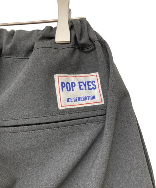 pop eyes（ポップアイズ）POP EYES (ポップアイズ) Easy Slacks/イージースラックス グレー サイズ:Mの古着・服飾アイテム