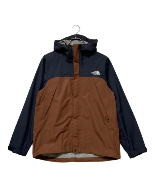 THE NORTH FACE（ザ ノース フェイス）THE NORTH FACE (ザ ノース フェイス) ドットショットジャケット ネイビー×ブラウン サイズ:Lの古着・服飾アイテム