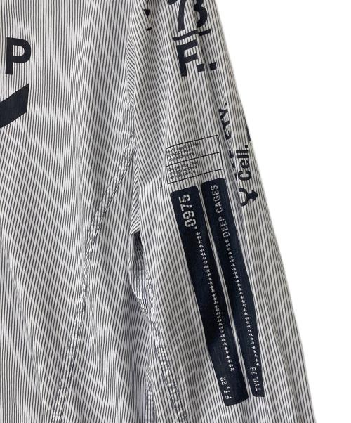 DIESEL（ディーゼル）DIESEL (ディーゼル) グラフィックシャツ ホワイト サイズ:XXLの古着・服飾アイテム