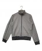 LACOSTEラコステ）の古着「モノグラムジャカードトラックジャケット」｜グレー