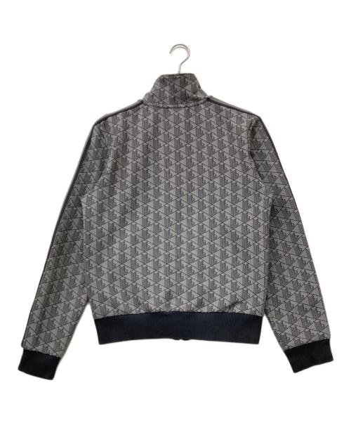 LACOSTE（ラコステ）LACOSTE (ラコステ) モノグラムジャカードトラックジャケット グレー サイズ:sizeSの古着・服飾アイテム