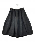 BLACK COMME des GARCONSブラックコムデギャルソン）の古着「ジャガードバルーンスカート」｜ブラック