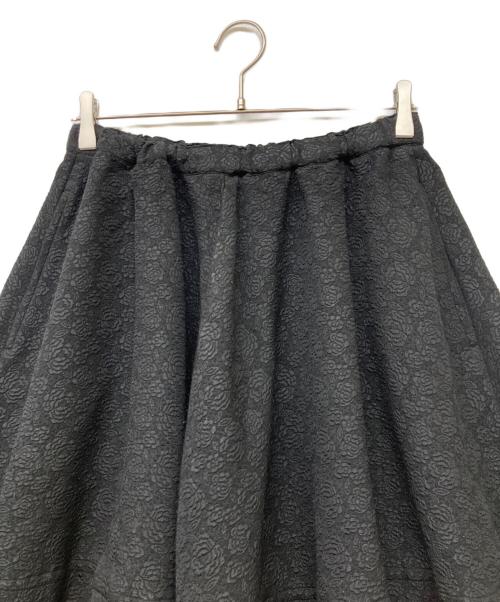 BLACK COMME des GARCONS（ブラックコムデギャルソン）BLACK COMME des GARCONS (ブラックコムデギャルソン) ジャガードバルーンスカート ブラック サイズ:SIZEXXSの古着・服飾アイテム