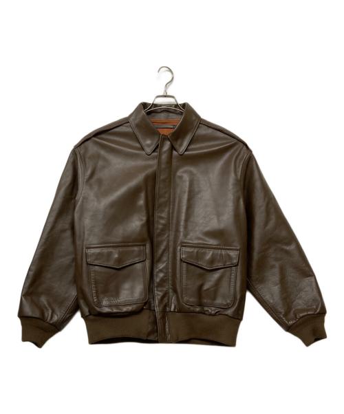 AVIREX7522（アビレックス7522）AVIREX7522 (アビレックス7522) A-2フライトジャケット ブラウン サイズ:Lの古着・服飾アイテム