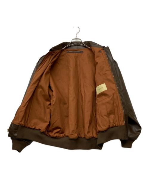 AVIREX7522（アビレックス7522）AVIREX7522 (アビレックス7522) A-2フライトジャケット ブラウン サイズ:Lの古着・服飾アイテム