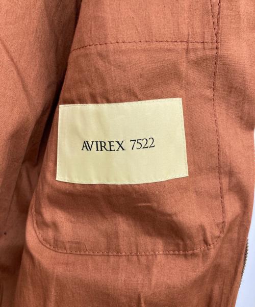 AVIREX7522（アビレックス7522）AVIREX7522 (アビレックス7522) A-2フライトジャケット ブラウン サイズ:Lの古着・服飾アイテム