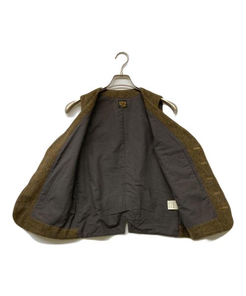 orSlow（オアスロウ）orSlow (オアスロウ) ツイードベスト ブラウン サイズ:Sの古着・服飾アイテム