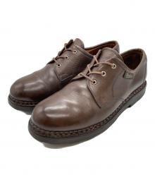 PARABOOT（パラブーツ）の古着「CASTEL レザーシューズ」｜ブラウン
