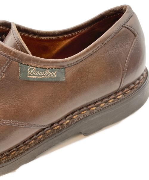 PARABOOT（パラブーツ）PARABOOT (パラブーツ) CASTEL レザーシューズ ブラウン サイズ:SIZE7の古着・服飾アイテム