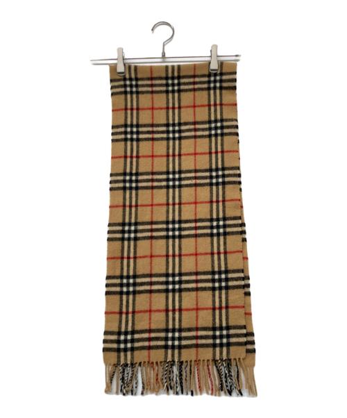 Burberry's（バーバリーズ）Burberry's (バーバリーズ) ノバチェックマフラー ベージュの古着・服飾アイテム