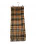 Burberry's (バーバリーズ) ノバチェックマフラー ベージュ：5000円