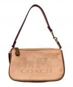 COACHコーチ）の古着「ノリータ 19 ホース＆キャリッジ リストレットポーチ」｜ピンク