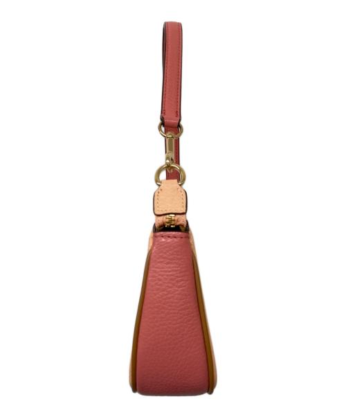 COACH（コーチ）COACH (コーチ) ノリータ 19 ホース＆キャリッジ リストレットポーチ ピンクの古着・服飾アイテム