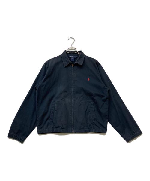 POLO RALPH LAUREN（ポロ・ラルフローレン）POLO RALPH LAUREN (ポロ・ラルフローレン) 90sヴィンテージポニー刺繍スウィングトップ ネイビー サイズ:sizeXLの古着・服飾アイテム