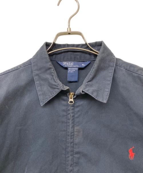 POLO RALPH LAUREN（ポロ・ラルフローレン）POLO RALPH LAUREN (ポロ・ラルフローレン) 90sヴィンテージポニー刺繍スウィングトップ ネイビー サイズ:sizeXLの古着・服飾アイテム