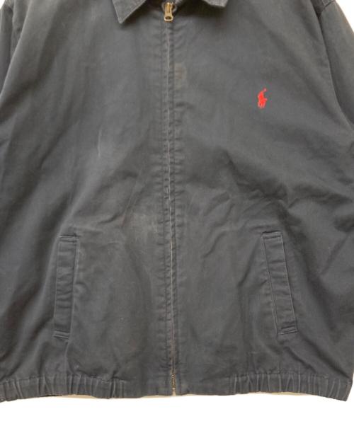 POLO RALPH LAUREN（ポロ・ラルフローレン）POLO RALPH LAUREN (ポロ・ラルフローレン) 90sヴィンテージポニー刺繍スウィングトップ ネイビー サイズ:sizeXLの古着・服飾アイテム