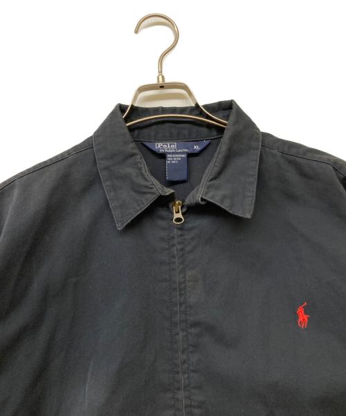 POLO RALPH LAUREN（ポロ・ラルフローレン）POLO RALPH LAUREN (ポロ・ラルフローレン) 90sヴィンテージポニー刺繍スウィングトップ ネイビー サイズ:sizeXLの古着・服飾アイテム