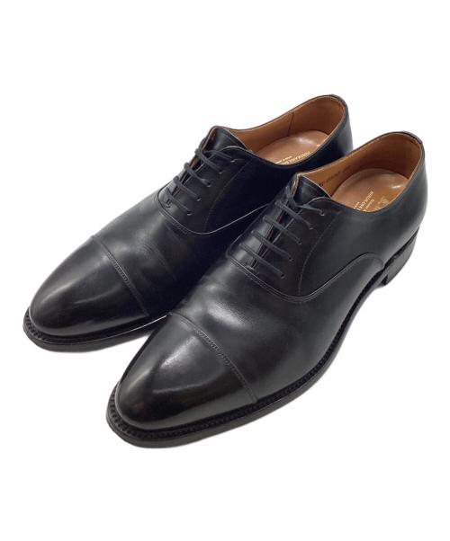 SCOTCH GRAIN（スコッチグレイン）SCOTCH GRAIN (スコッチグレイン) ストレートチップレザーシューズ ブラック サイズ:SIZE 26cmの古着・服飾アイテム