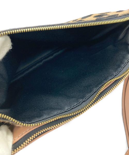 GIANNI CHIARINI（ジャンニ キアリーニ）GIANNI CHIARINI (ジャンニ キアリーニ) レオパードショルダーバッグ ベージュの古着・服飾アイテム