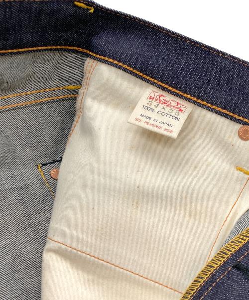 EVISU（エヴィス）EVISU (エヴィス) fromA 2001 No2 カモメ刺繍デニムパンツ インディゴ サイズ:SIZE 86cm (W34)の古着・服飾アイテム