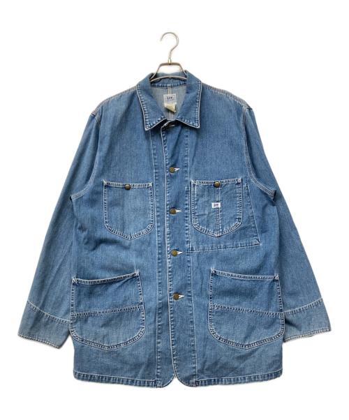 LEE（リー）LEE (リー) 90s復刻ハウスタグデニムカバーオール スカイブルー サイズ:SIZE Lの古着・服飾アイテム