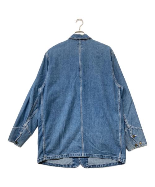 LEE（リー）LEE (リー) 90s復刻ハウスタグデニムカバーオール スカイブルー サイズ:SIZE Lの古着・服飾アイテム
