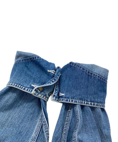 LEE（リー）LEE (リー) 90s復刻ハウスタグデニムカバーオール スカイブルー サイズ:SIZE Lの古着・服飾アイテム