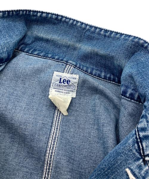 LEE（リー）LEE (リー) 90s復刻ハウスタグデニムカバーオール スカイブルー サイズ:SIZE Lの古着・服飾アイテム