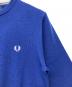 中古・古着 FRED PERRY (フレッドペリー) メリノウールニット ブルー サイズ:LS 未使用品：5000円