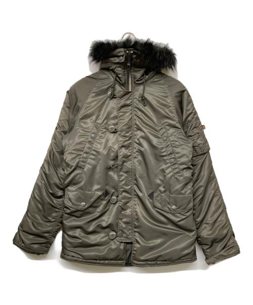 ALPHA（アルファ）ALPHA (アルファ) N-3Bジャケット カーキ サイズ:SIZE Mの古着・服飾アイテム