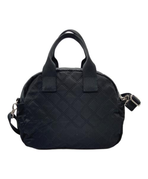 MARY QUANT（マリークヮント）MARY QUANT (マリークヮント) ピンソニックキルトデイジー 2WAYトート ブラックの古着・服飾アイテム
