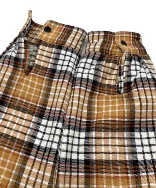 stussy（ステューシー）stussy (ステューシー) Quilted Lined Plaid Shirt(キルテッド　ラインド　プラッド　シャツ) ブラック×イエロー サイズ:サイズＬの古着・服飾アイテム
