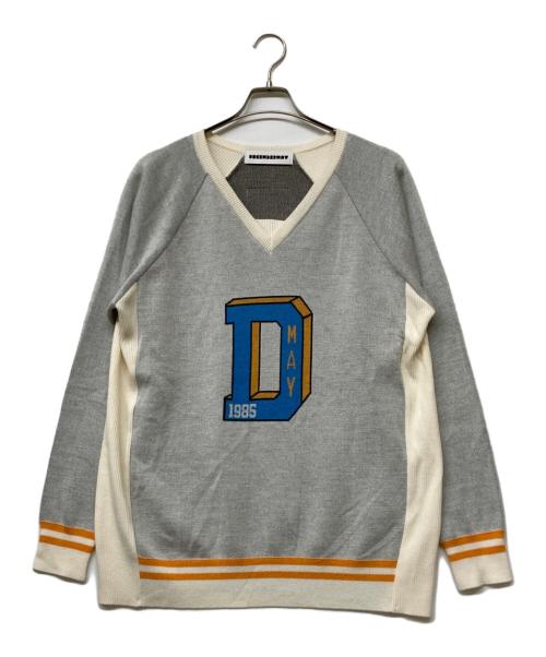 decembermay（ディセンバーメイ）DECEMBERMAY (ディセンバーメイ) ゴルフウェア(トップス) グレー サイズ:XLの古着・服飾アイテム