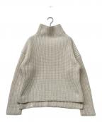 INTIMITEアンティミテ）の古着「Rib Knitting Pull-over/リブ・ニッティング・プルオーバー」｜ホワイト