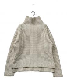 INTIMITE（アンティミテ）の古着「Rib Knitting Pull-over/リブ・ニッティング・プルオーバー」｜ホワイト