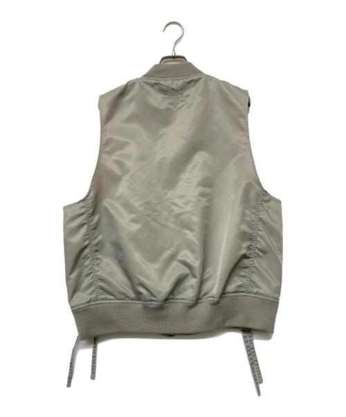 AVIREX（アヴィレックス）AVIREX (アヴィレックス) SLEEVELESS MA-1 VEST(スリーブレス エムエーワン ベスト) グレー サイズ:SIZEM 未使用品の古着・服飾アイテム