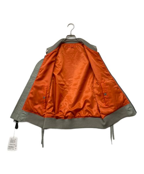 AVIREX（アヴィレックス）AVIREX (アヴィレックス) SLEEVELESS MA-1 VEST(スリーブレス エムエーワン ベスト) グレー サイズ:SIZEM 未使用品の古着・服飾アイテム