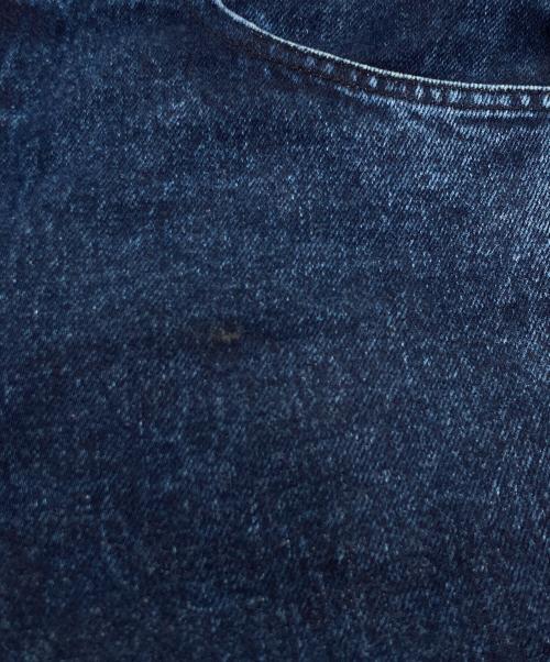 AVIREX（アヴィレックス）AVIREX (アヴィレックス) LEATHER PATCH DENIM PANTS(レザー パッチ デニム パンツ) インディゴ サイズ:SIZELの古着・服飾アイテム