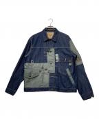 AVIREXアヴィレックス）の古着「CROSSOVER G-JACKET(クロスオーバー　ジージャン)」｜インディゴ