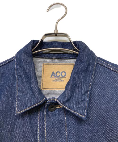 AVIREX（アヴィレックス）AVIREX (アヴィレックス) CROSSOVER G-JACKET(クロスオーバー　ジージャン) インディゴ サイズ:SIZELの古着・服飾アイテム