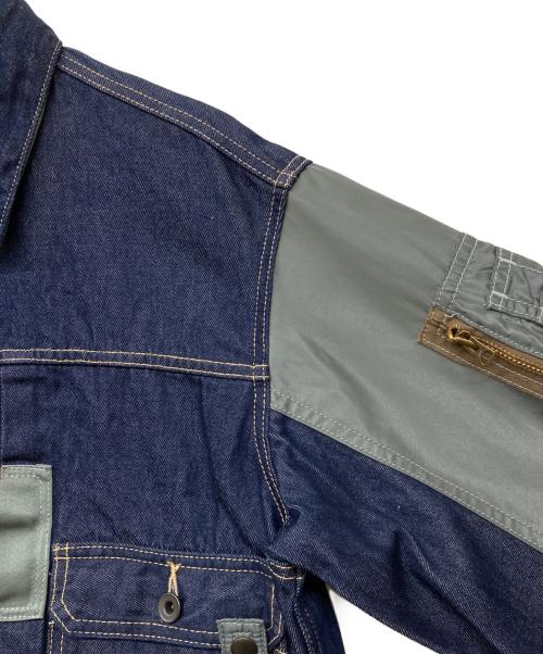 AVIREX（アヴィレックス）AVIREX (アヴィレックス) CROSSOVER G-JACKET(クロスオーバー　ジージャン) インディゴ サイズ:SIZELの古着・服飾アイテム