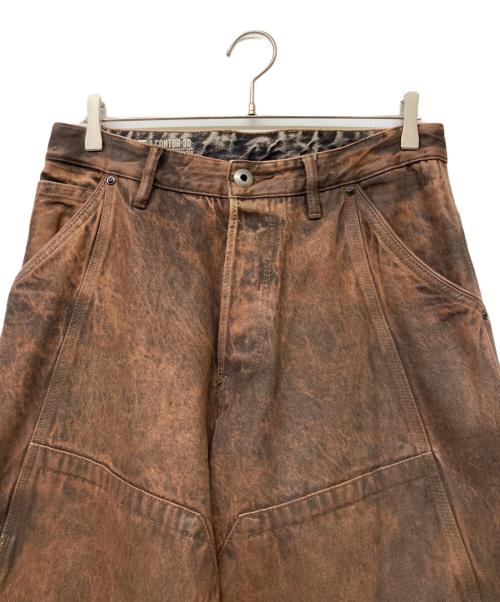 G-STAR RAW（ジースターロゥ）G-STAR RAW (ジースターロゥ) CONTOUR 3D LOOSE CARPENTER/CONTOUR 3D LOOSE CARPENTER/コントゥア スリーディー ルーズ カーペンター ブラウン サイズ:29の古着・服飾アイテム