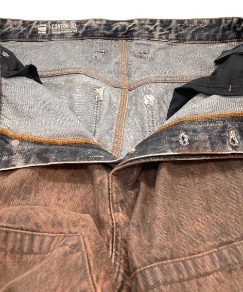 G-STAR RAW（ジースターロゥ）G-STAR RAW (ジースターロゥ) CONTOUR 3D LOOSE CARPENTER/CONTOUR 3D LOOSE CARPENTER/コントゥア スリーディー ルーズ カーペンター ブラウン サイズ:29の古着・服飾アイテム