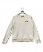 maison kitsuneメゾンキツネ）の古着「FOX PATCH クルーネックスウェット」｜ホワイト