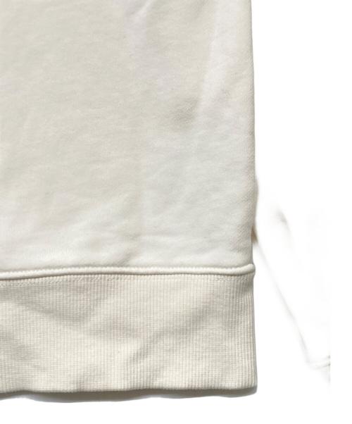 maison kitsune（メゾンキツネ）maison kitsune (メゾンキツネ) FOX PATCH クルーネックスウェット ホワイト サイズ:Sの古着・服飾アイテム